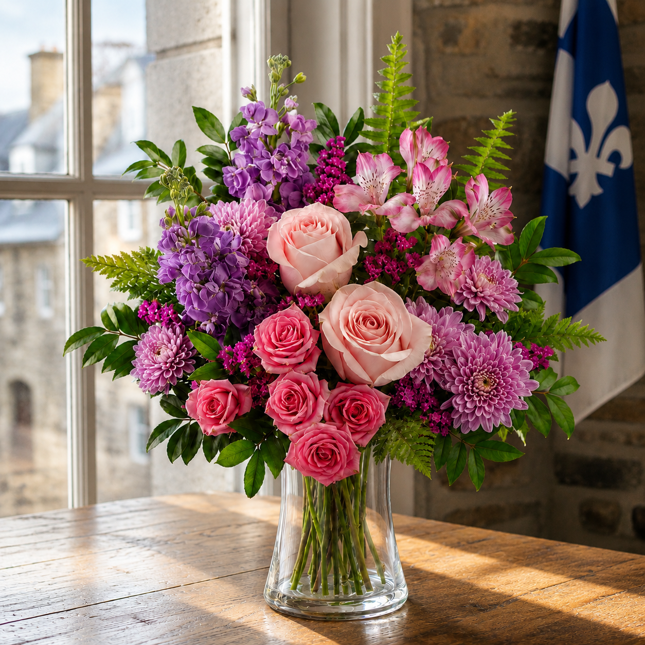 Blush & Berry Bouquet Fleur Concept
