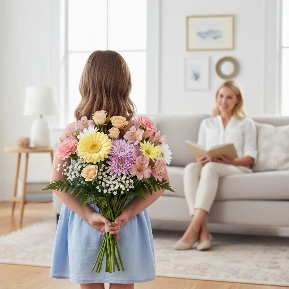 Pastel Colours Designer’s Choice with Vase Fleur Concept
