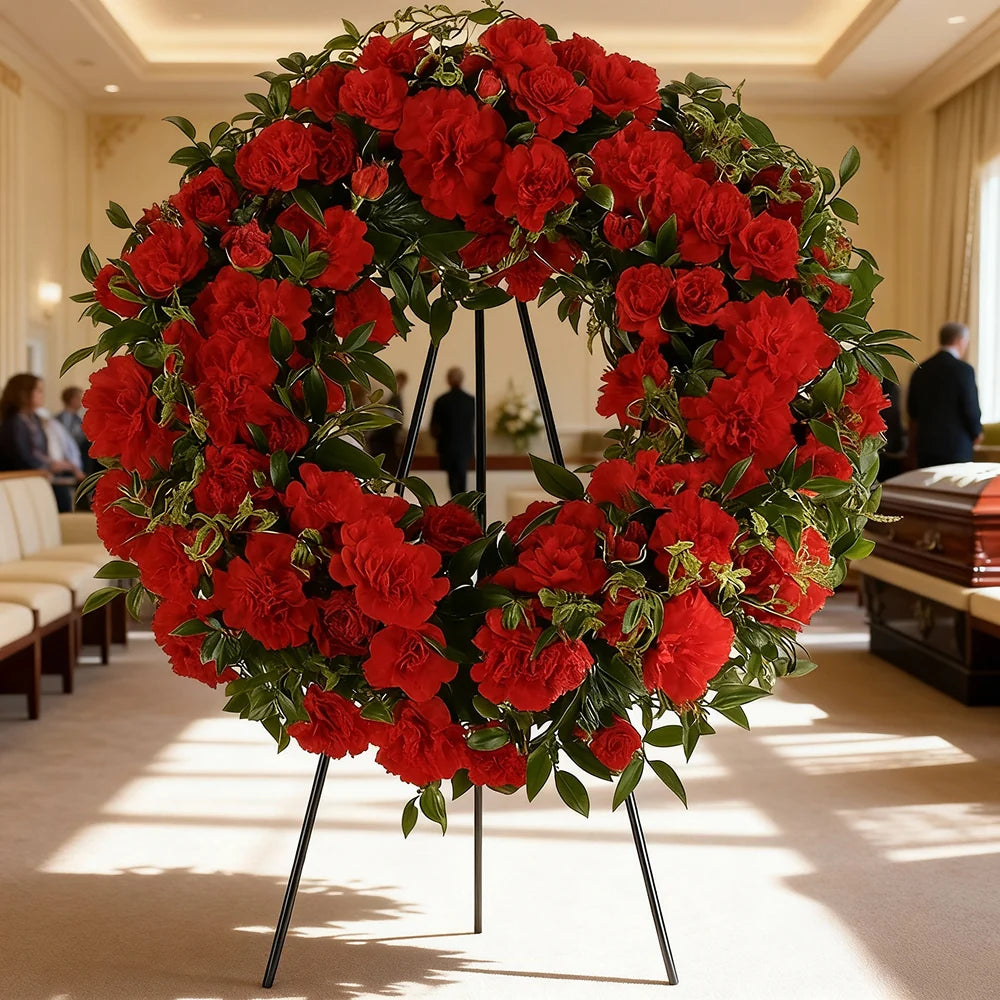 Warm Regards Wreath Fleur Concept
