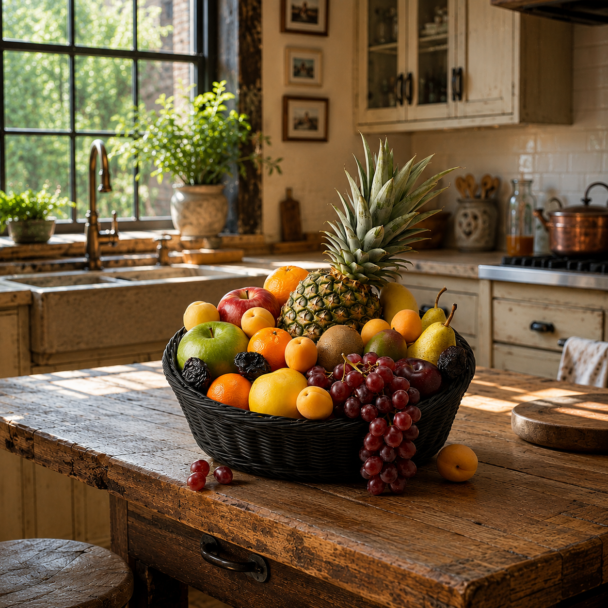 Classic Fruit Basket - Large Fleur Concept