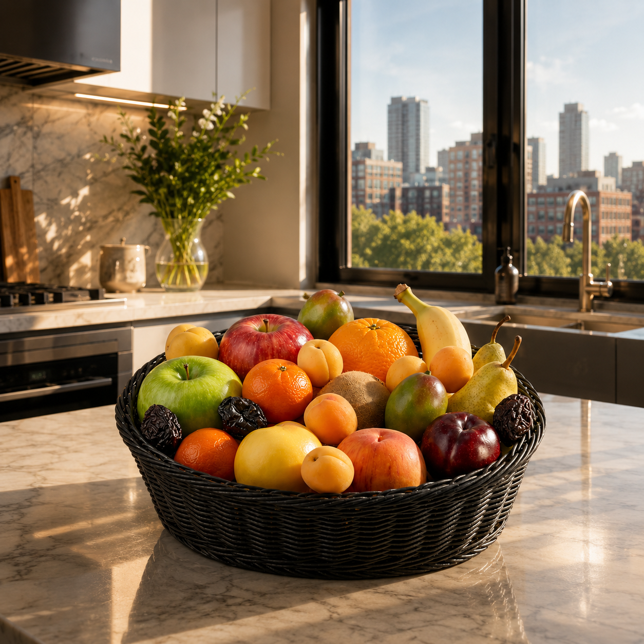 Classic Fruit Basket - Medium Fleur Concept