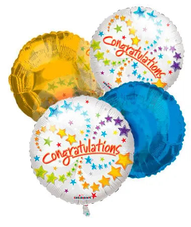 Congratulations Balloon Bouquet (4) Fleur Concept