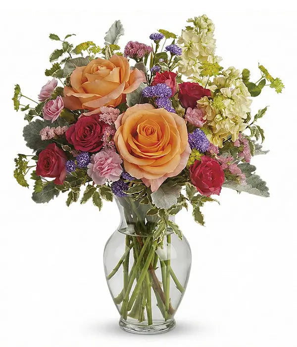 Coral Charm Bouquet Fleur Concept