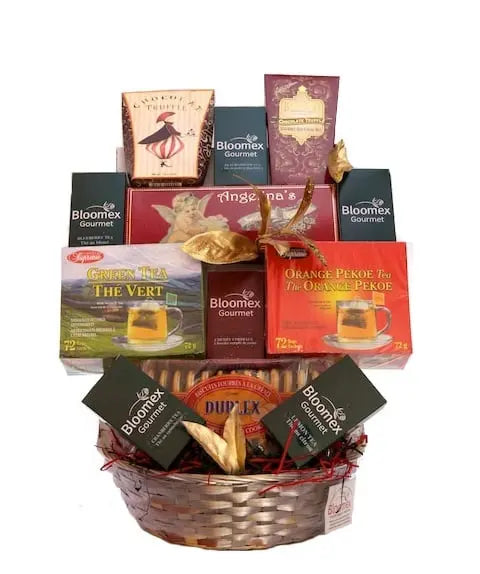 Deluxe Tea Gift Basket Fleur Concept