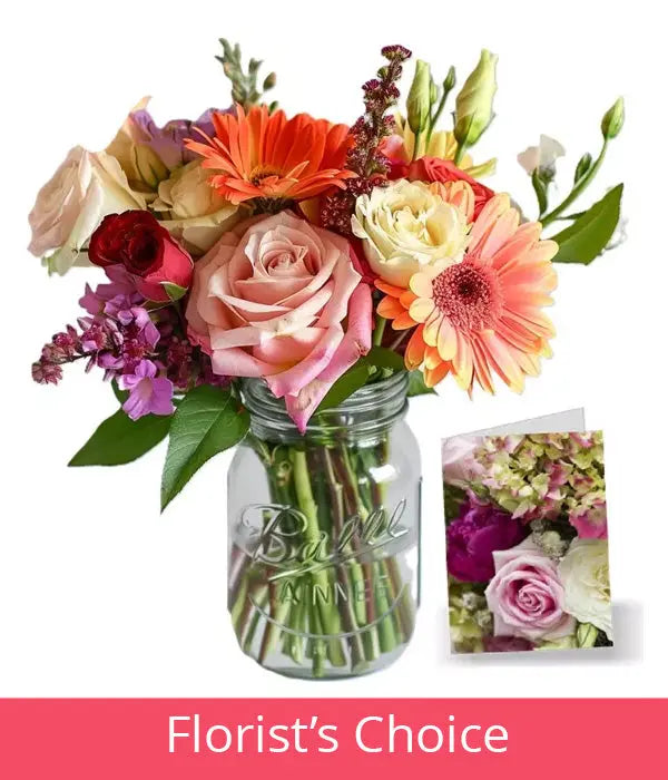 Designer Collection Mason Jar IV Fleur Concept