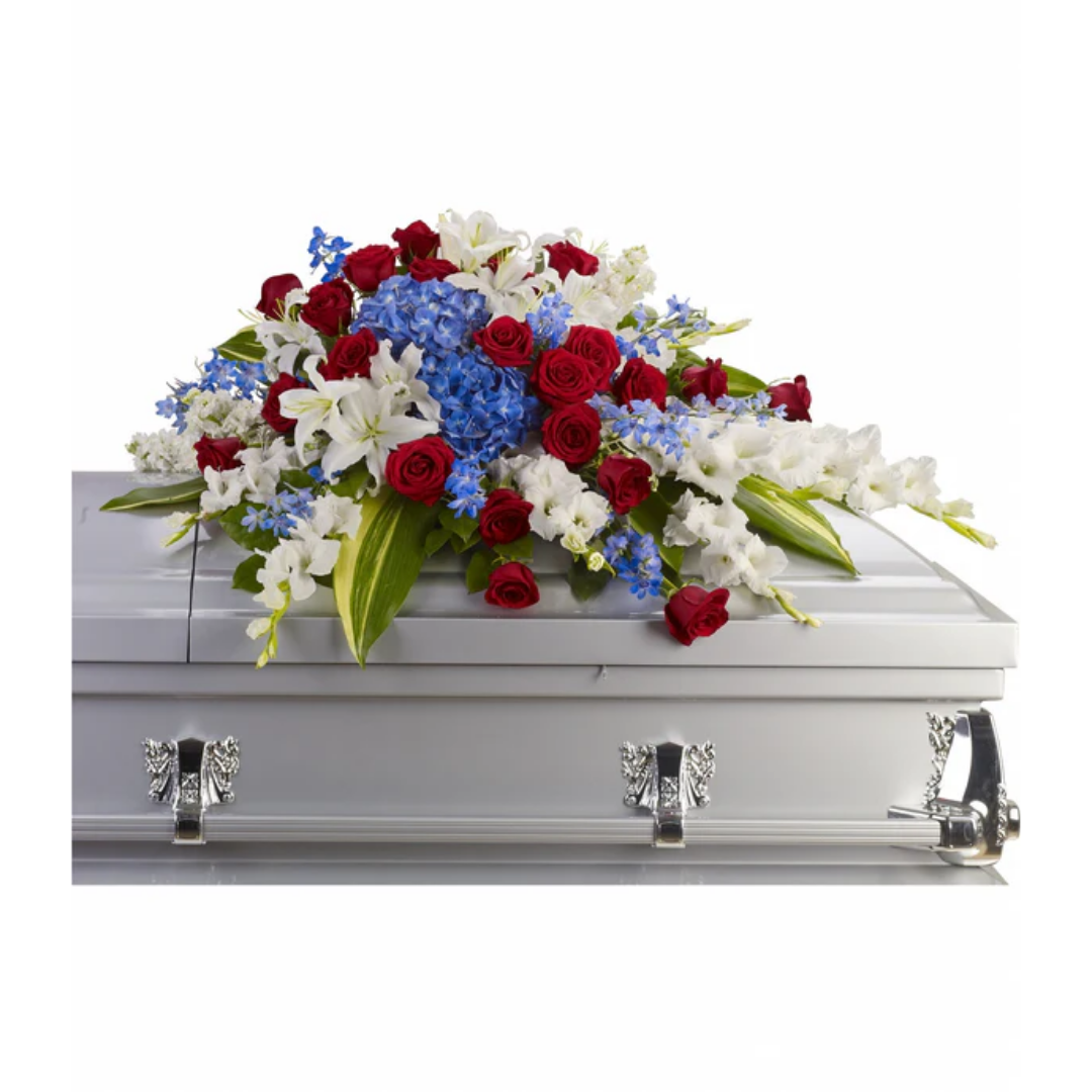 Distinguished casket spray