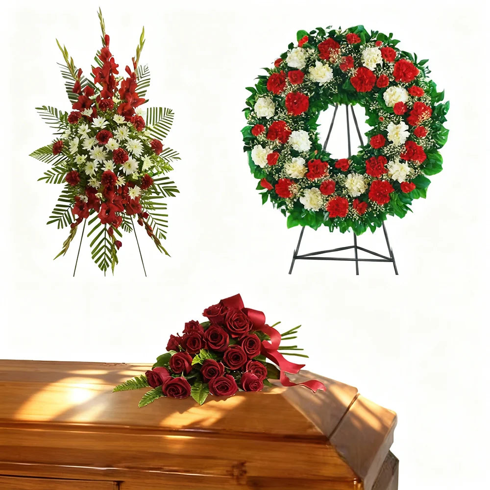 Pure Devotion Funeral Flower Package Fleur Concept