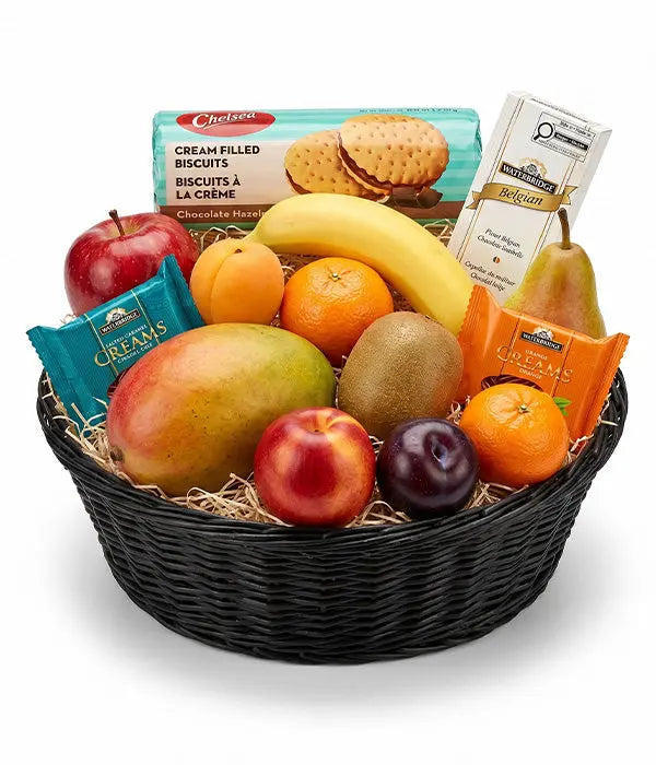 Fruit & Chocolate Gift Basket Fleur Concept