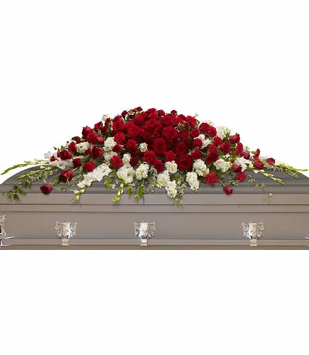 Garden of Grandeur Casket Spray Fleur Concept