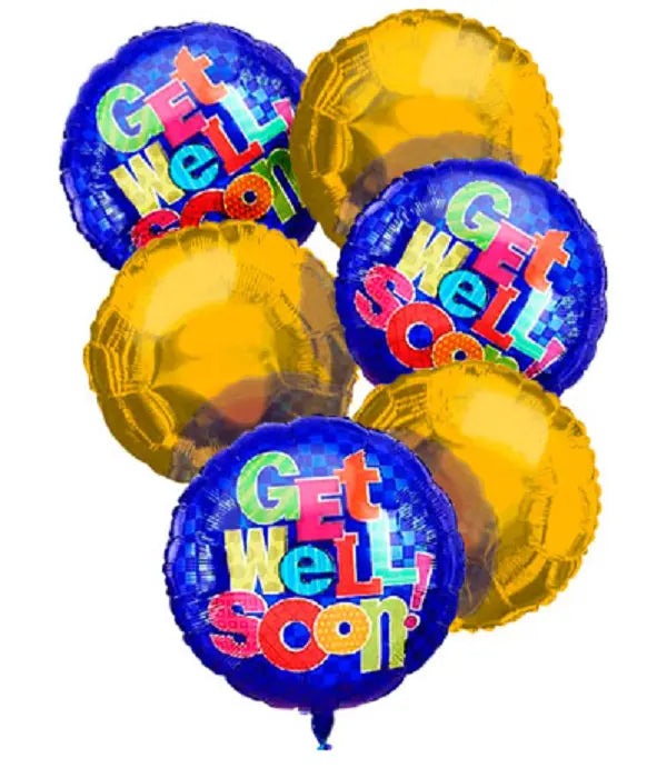 Get Well Balloon Bouquet (6) Fleur Concept
