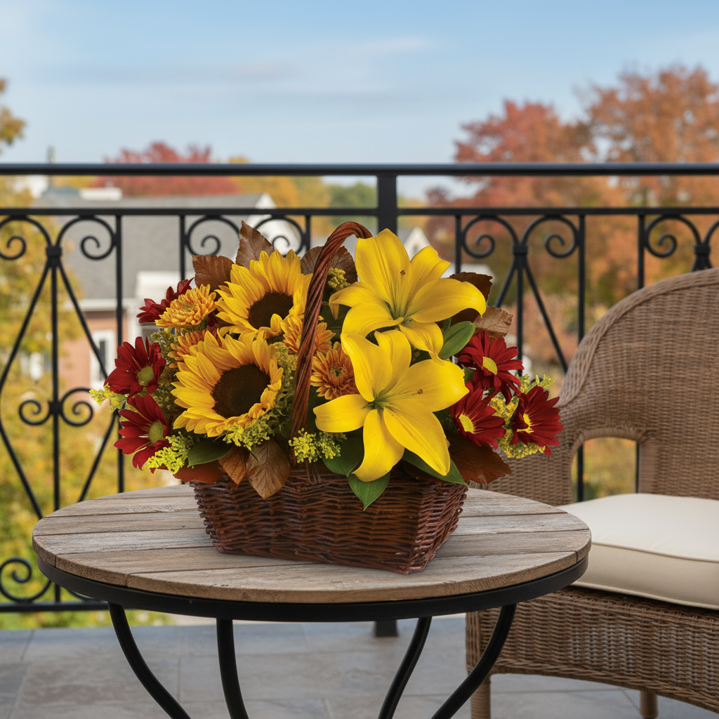 Golden Days Basket Fleur Concept
