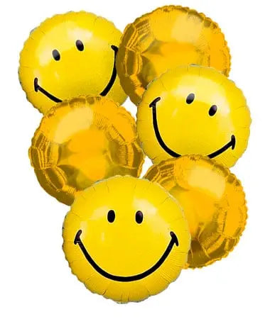 Happy Face Balloon Bouquet (6) Fleur Concept