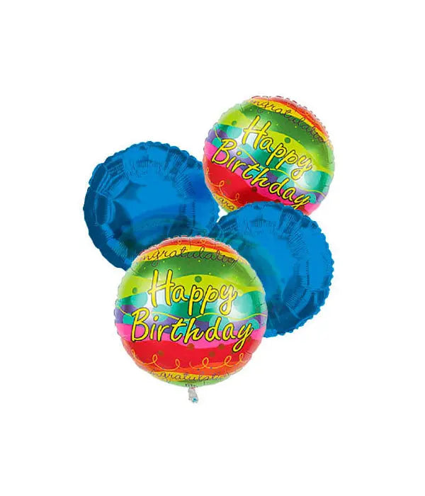 Happy Birthday Balloon Bouquet (4) Fleur Concept