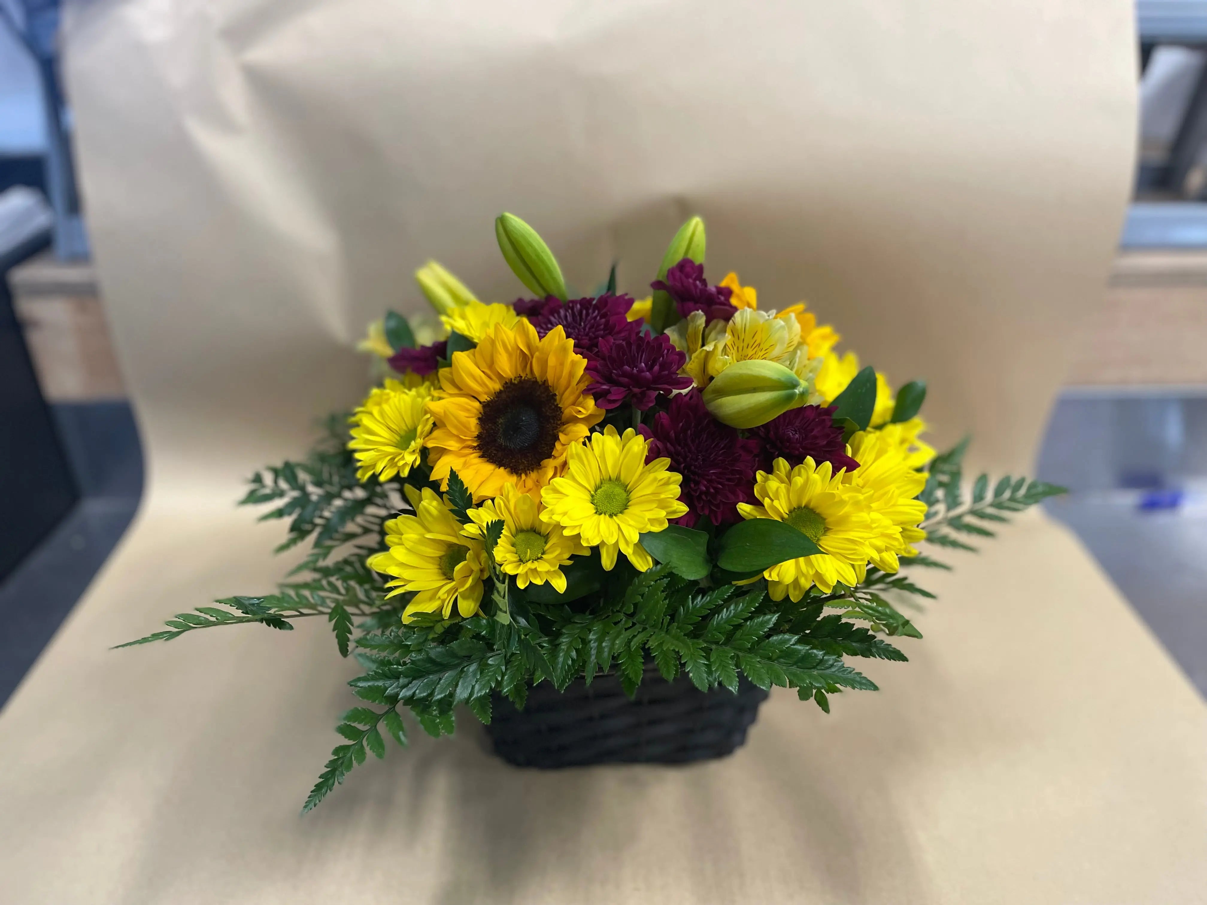 Golden Days Basket Fleur Concept