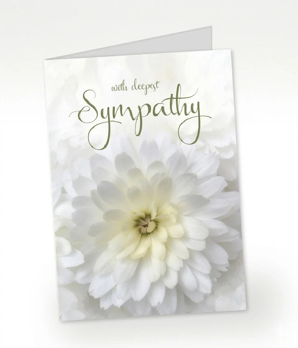 Full Size Sympathy Card Fleur Concept