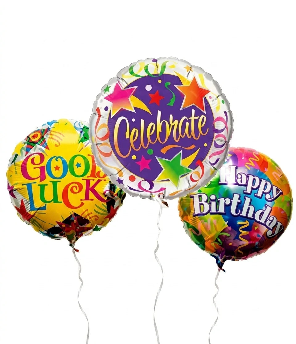 9" Mylar Balloon on Stick Fleur Concept