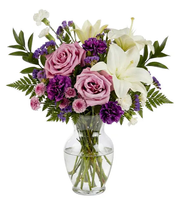 Violet & Ivory Bouquet Fleur Concept