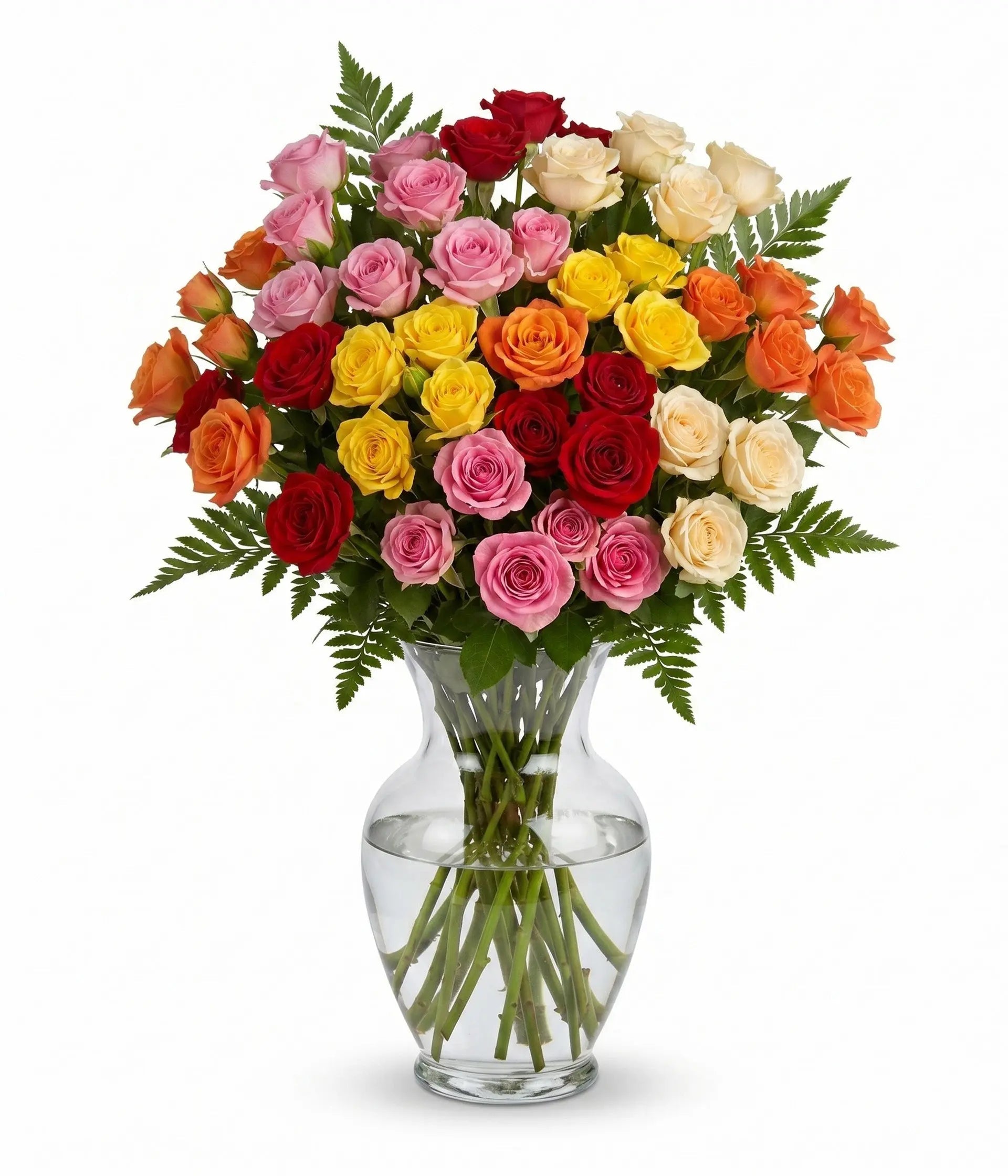 100 Blooms of Assorted Spray Roses Fleur Concept