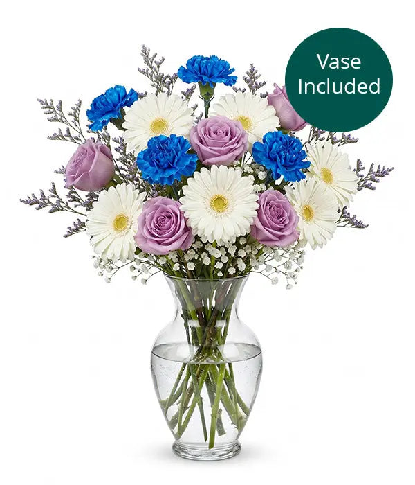 Beach Day Blooms Bouquet in Vase Fleur Concept