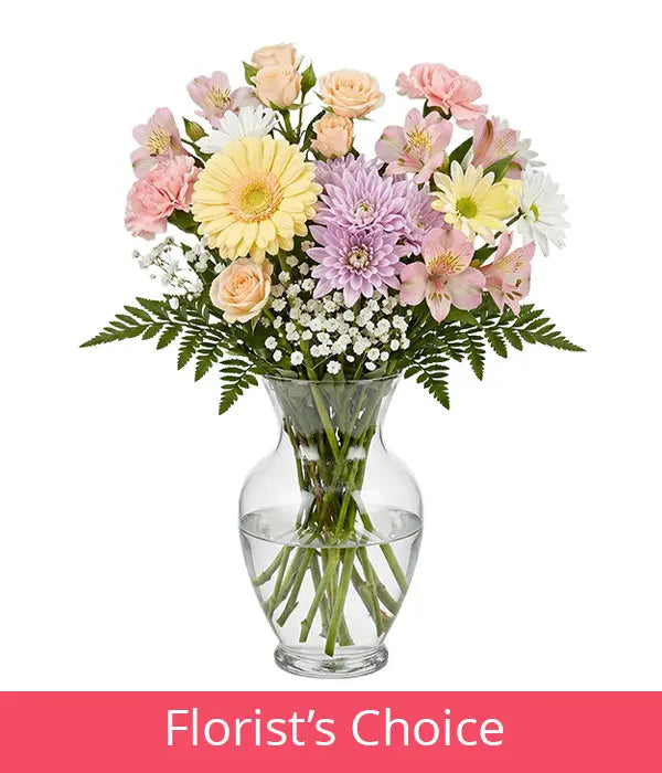 Pastel Colours Designer’s Choice with Vase Fleur Concept