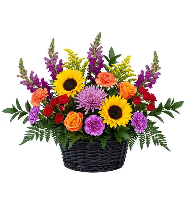 Sunflower Basket Fleur Concept