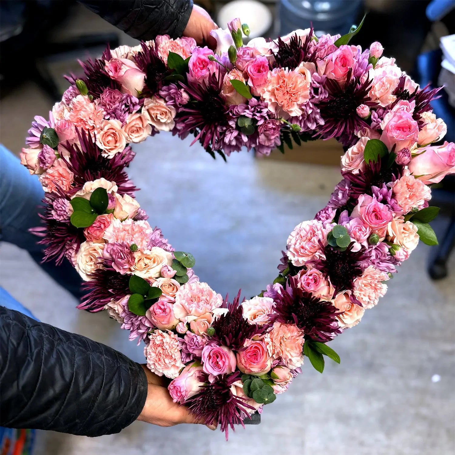 Rose Garden Heart Fleur Concept