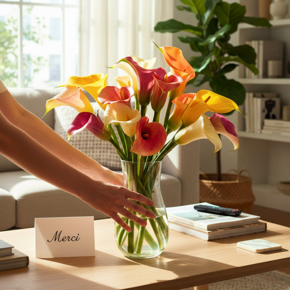 Assorted Calla Lilies Fleur Concept