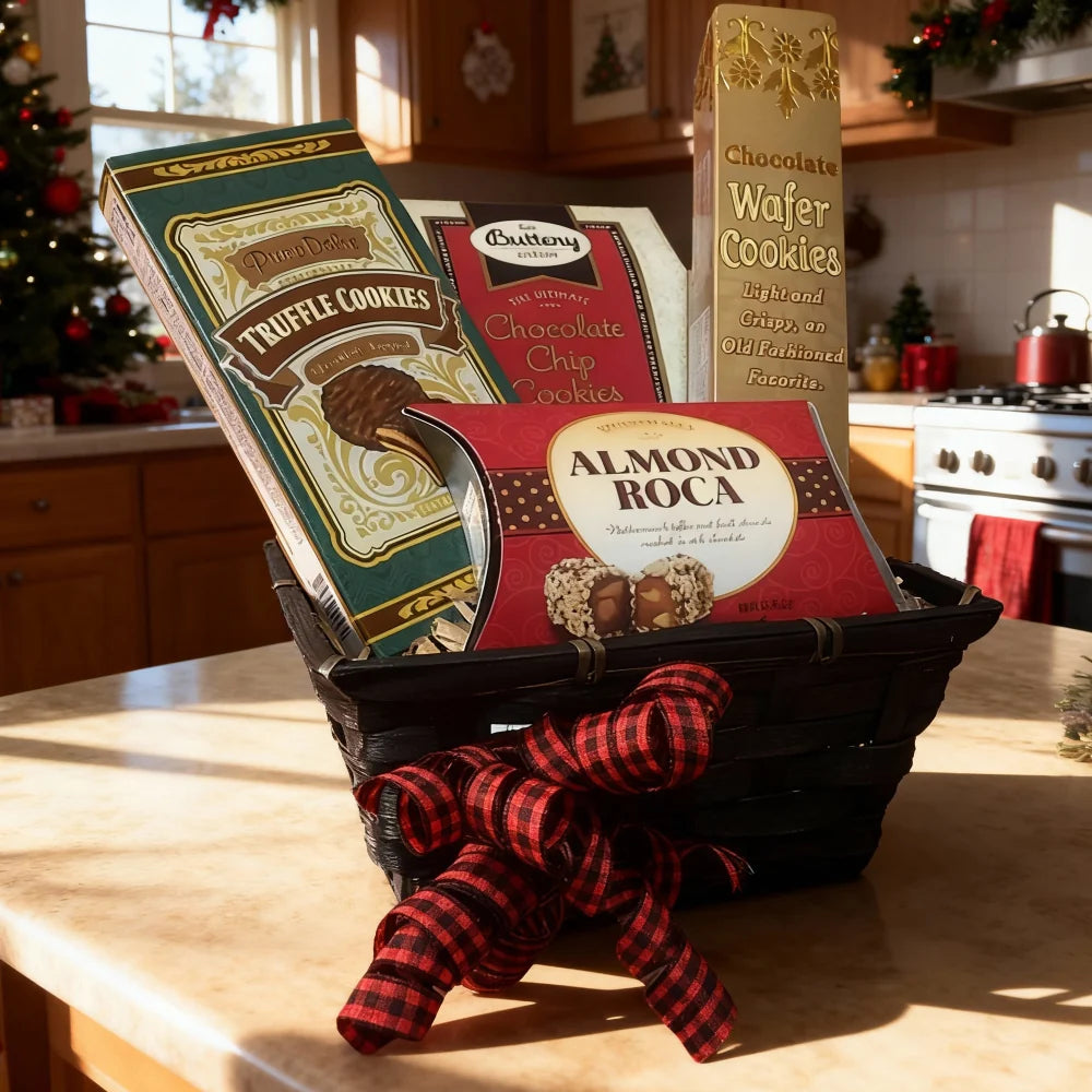 Country Christmas Gift Basket II Fleur Concept