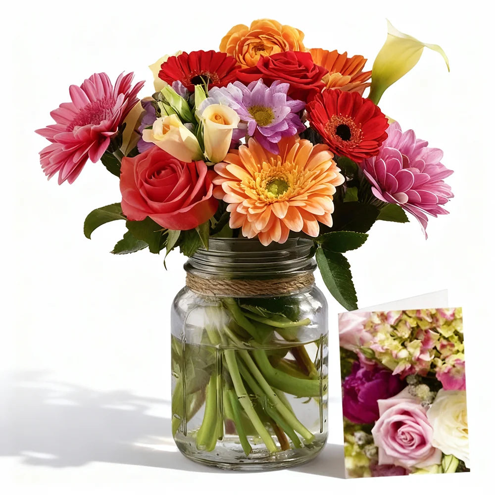 Designer Collection Mason Jar III Fleur Concept
