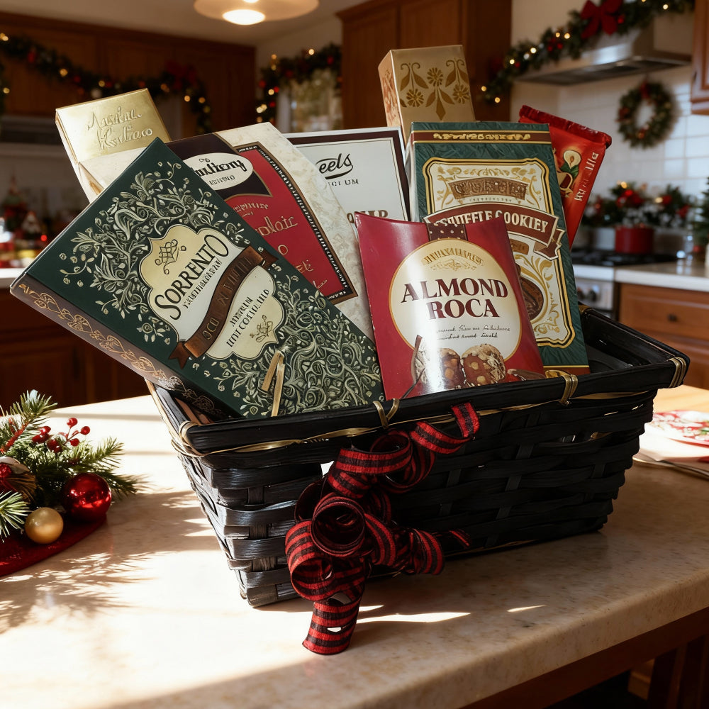 Country Christmas Gift Basket III Fleur Concept