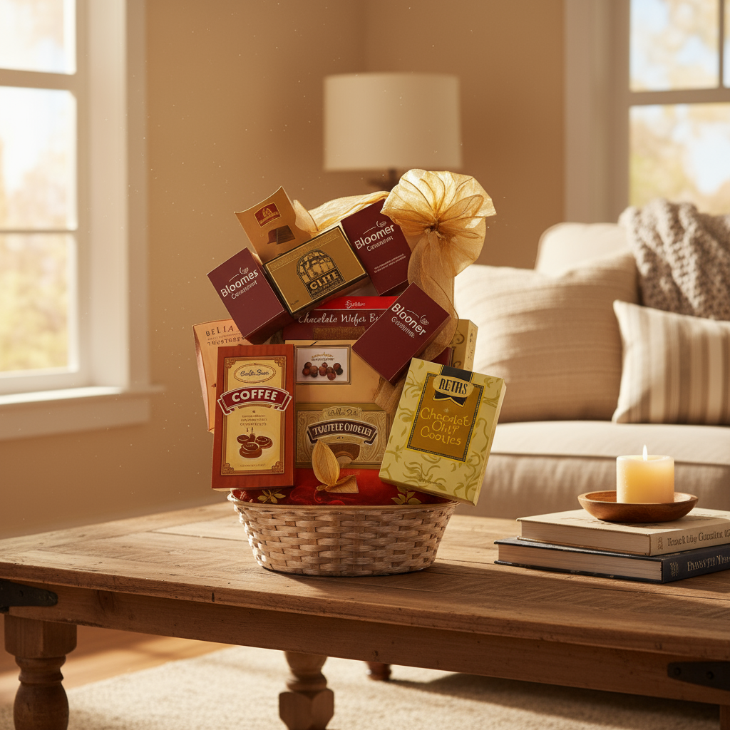 Chocolate Lovers Gift Basket Fleur Concept