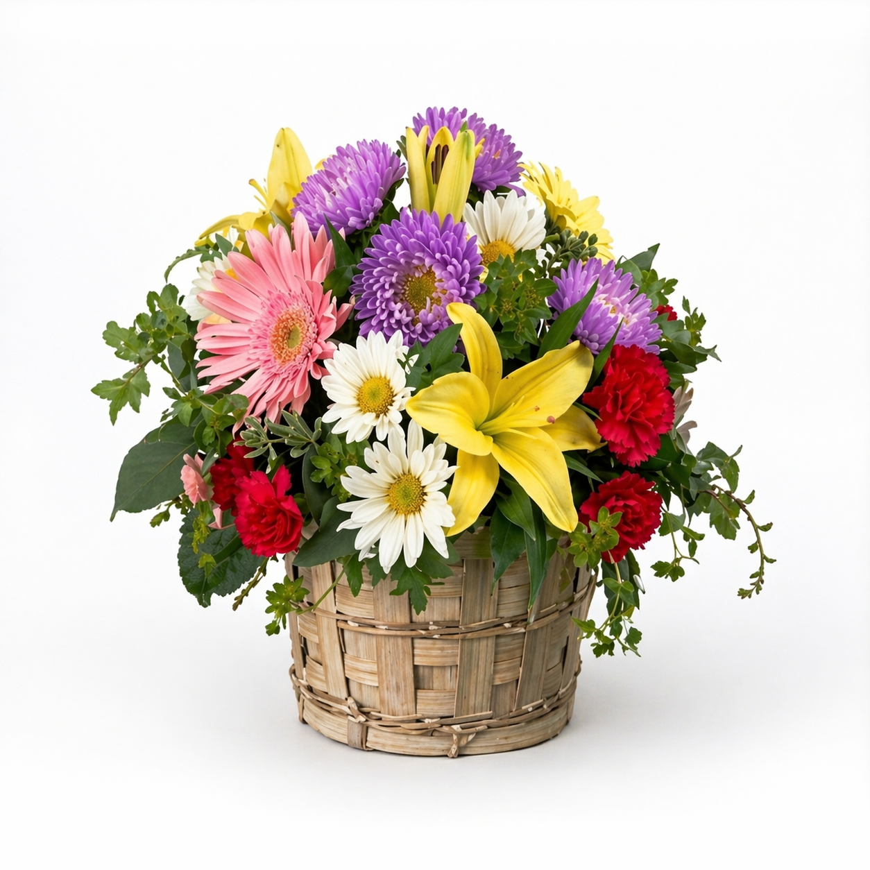 Joy of Flowers Basket Fleur Concept