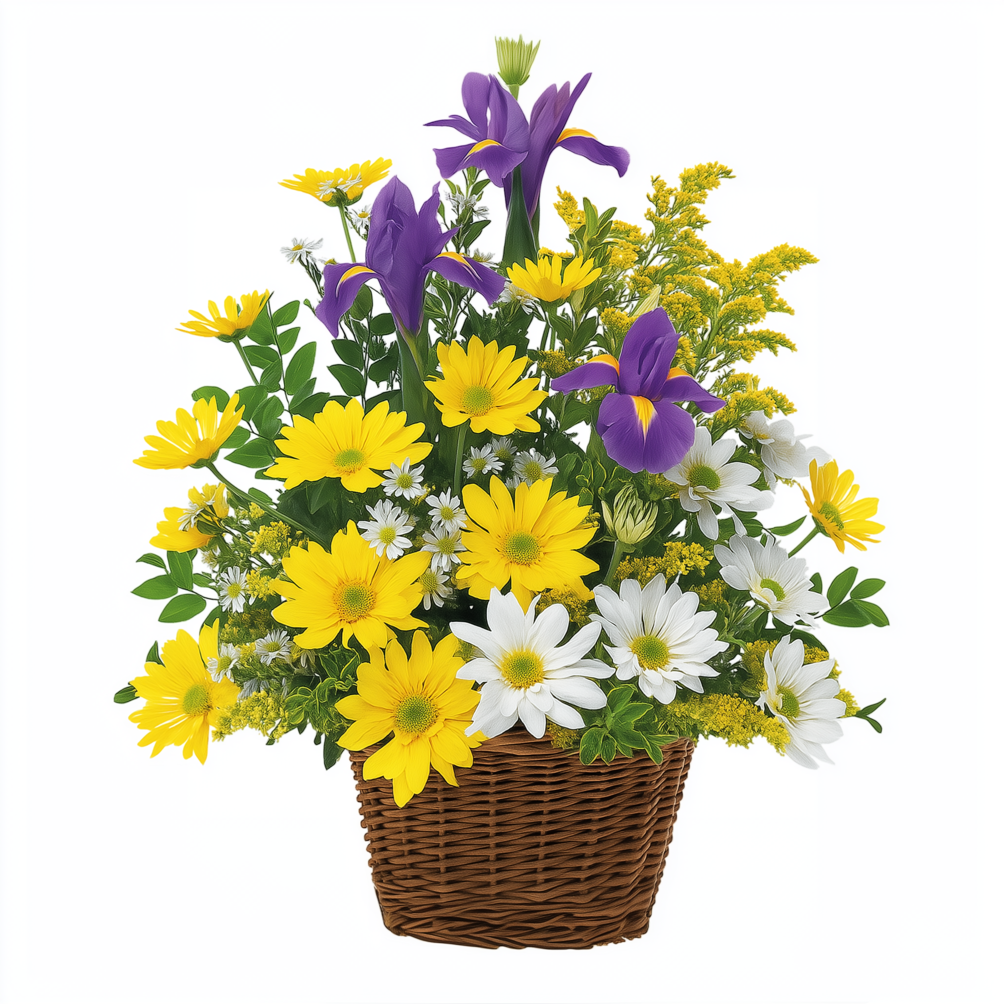 Smiling Floral Basket Fleur Concept