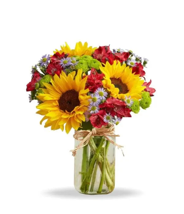 Summer Breeze in Mason Jar Fleur Concept