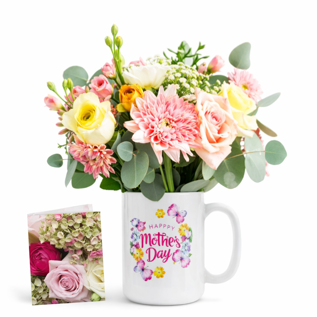 Mother's Day Mug & Flowers I Designer Collection Fleur Concept