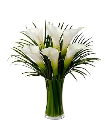 White Calla Lilies Bouquet Fleur Concept