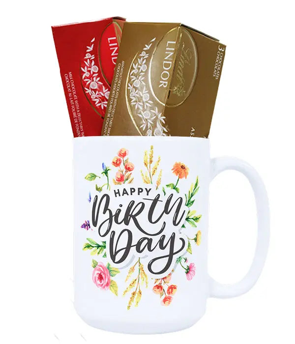 Birthday Mug & Lindt Fleur Concept