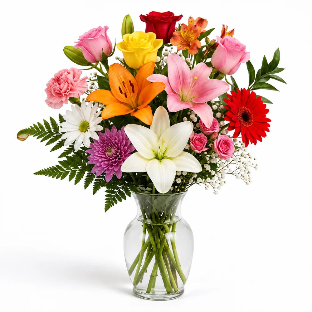 Luxury Bouquet Designer's Choice with Vase Fleur Concept