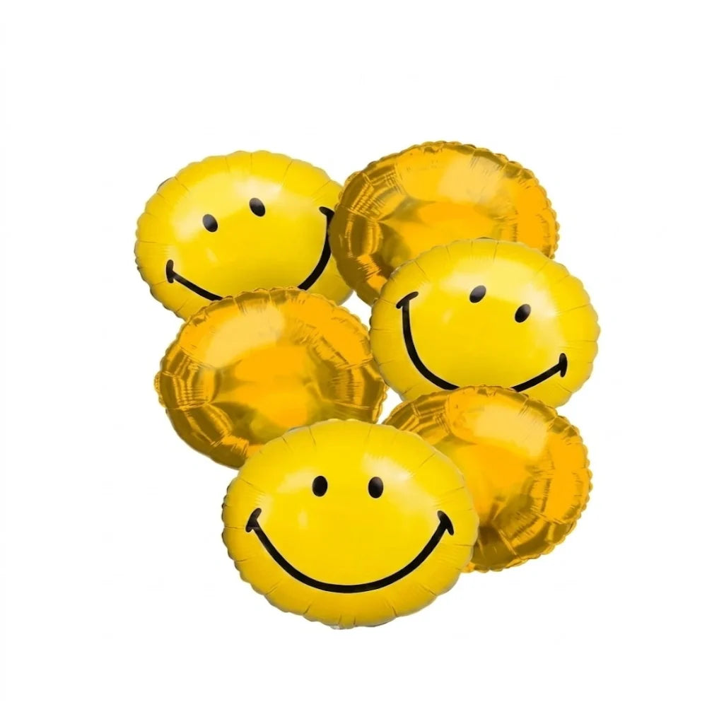 Happy Face Balloon Bouquet (6) Fleur Concept