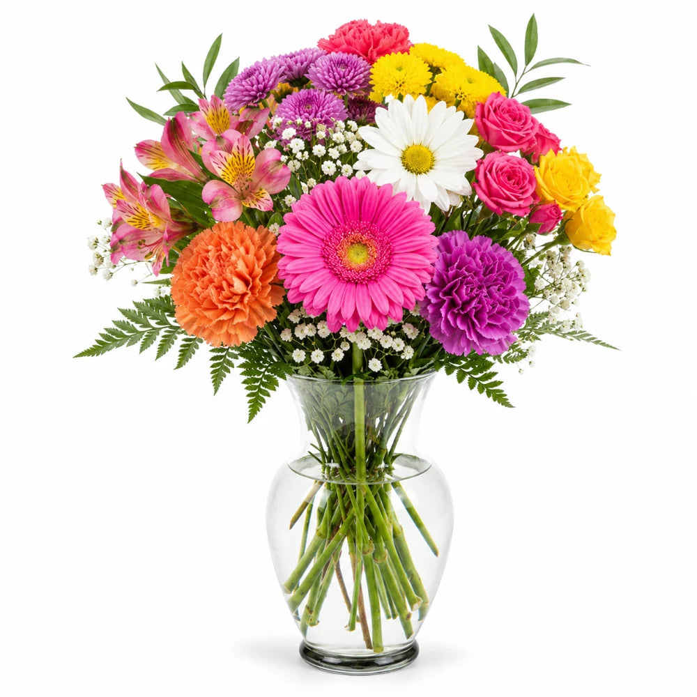 Bright Colours Designer’s Choice with Vase Fleur Concept