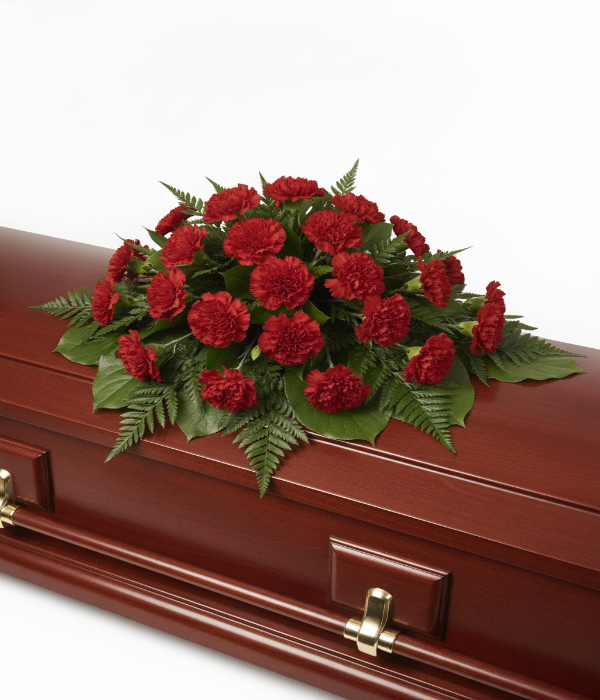 Warm Regards Casket Spray