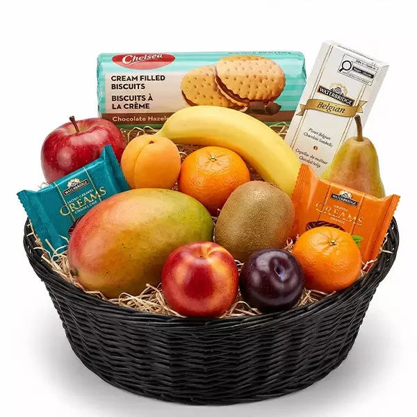 Fruit & Chocolate Gift Basket Fleur Concept