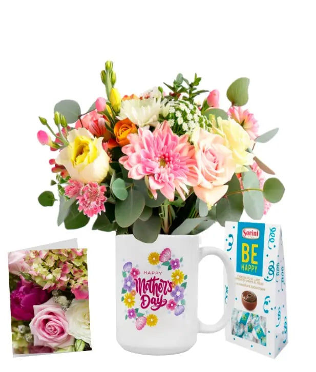 Mother's Day Mug & Flowers III Designer Collection Fleur Concept