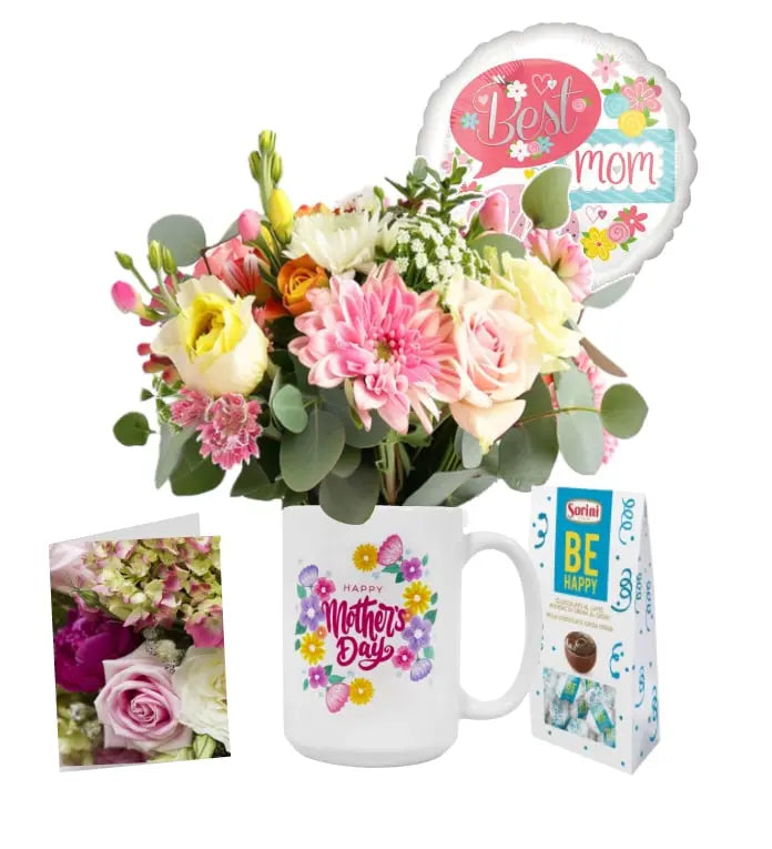Mother's Day Mug & Flowers IV Designer Collection Fleur Concept