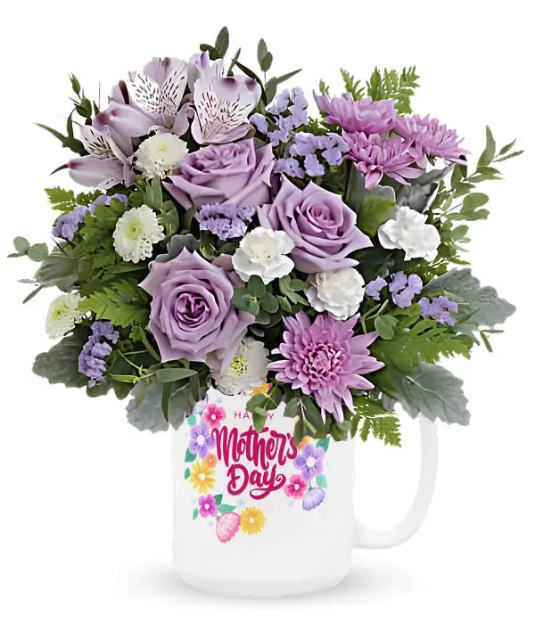 Violet Splash Bouquet Fleur Concept