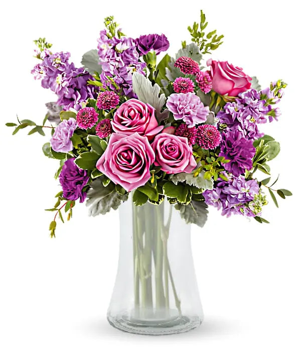 Amethyst Garden Bouquet Fleur Concept