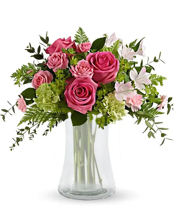 Green Twist & Rosy Kisses Fleur Concept