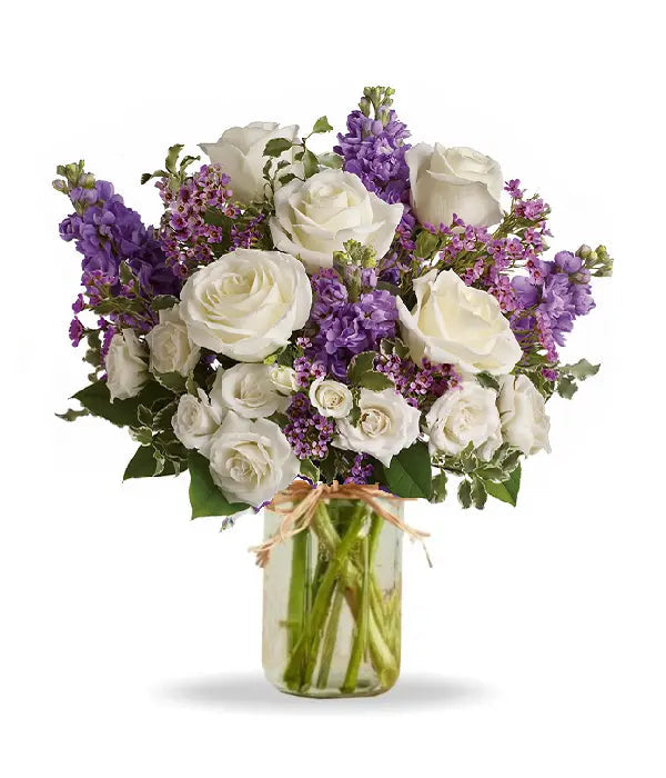 Enchanted Cottage in Mason Jar Fleur Concept