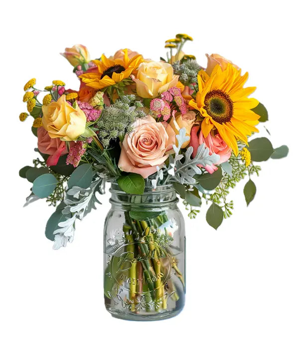 Summer Solstice in Mason Jar Fleur Concept