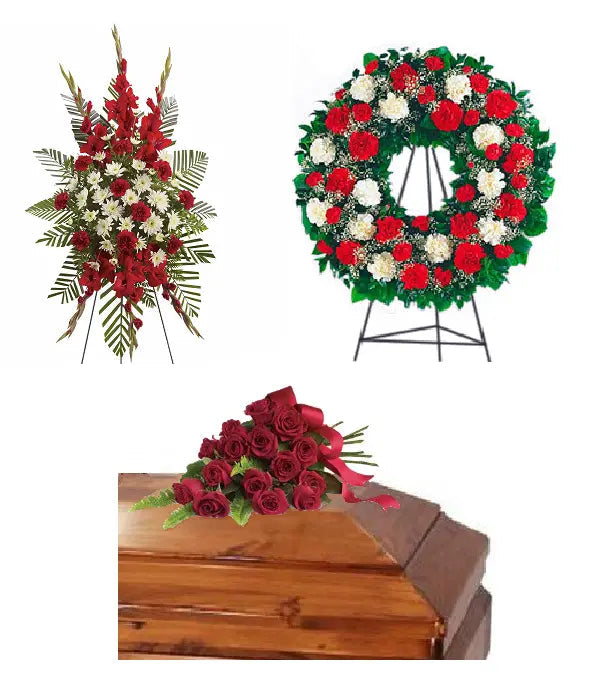 Pure Devotion Funeral Flower Package Fleur Concept
